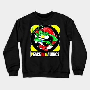Alien Advice: Peace Is Balance Crewneck Sweatshirt